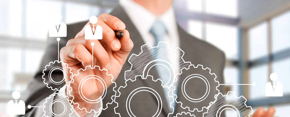 Imagen ilustrativa que representa el control y optimización de procesos de negocio para mejorar la eficiencia empresarial